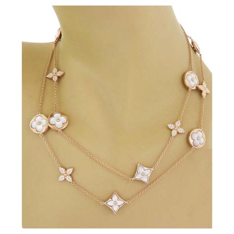 louis vuitton blossom necklace